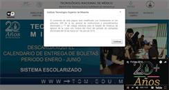 Desktop Screenshot of itsm.edu.mx